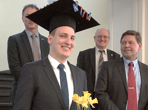 Verteidigung der Doktorarbeit von Christian Borowski (Foto: Michael Pieplow)