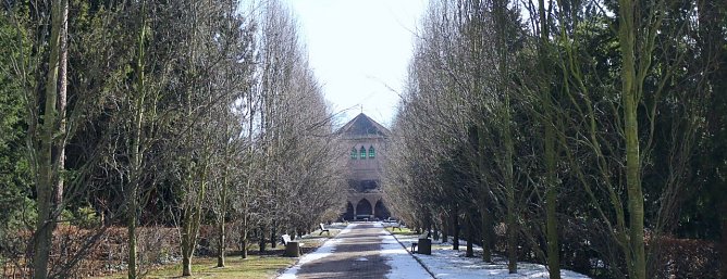 Trauerhalle auf dem Hauptfriedhof wird saniert (Foto: Angelo Glashagel)
