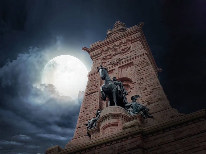 Die Sternenbilder im Frühlingsdreieck (Foto: Stadtmarketing Bad Frankenhausen) Die Sternenbilder im Frühlingsdreieck (Foto: Stadtmarketing Bad Frankenhausen)