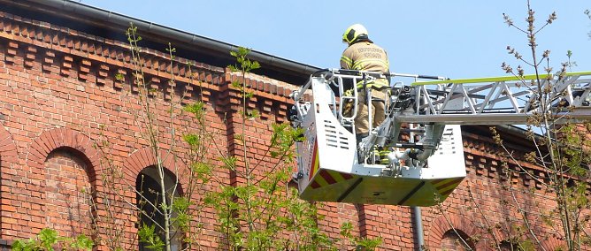 Brand auf Gaswerk-Gel&auml;nde (Foto: nnz)