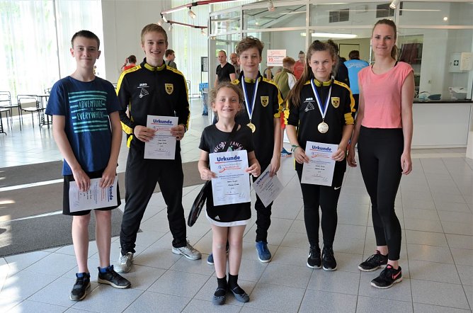 LV Altstadt beim 19. Badmintontag f&uuml;r Kinder und Jugendliche (Foto: Lydia Lenz)