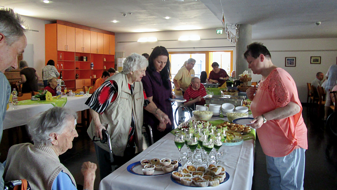 Im Haus St. Jakob wurde der Frühling begrüßt (Foto: Diakonie Nordhausen) Im Haus St. Jakob wurde der Frühling begrüßt (Foto: Diakonie Nordhausen)