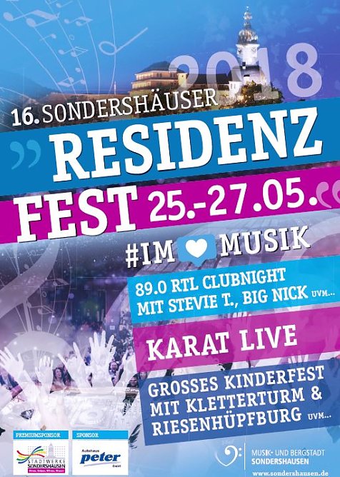 16. Sondershäuser Residenzfest und 10. Sondershäuser Autofrühling (Foto: Stadt Sondershausen) 16. Sondershäuser Residenzfest und 10. Sondershäuser Autofrühling (Foto: Stadt Sondershausen)