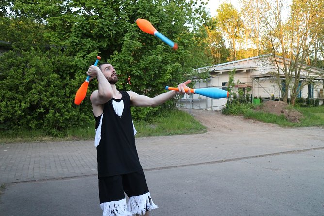 Wes Peden er&ouml;ffnete die Zappelini-Zeltsaison (Foto: Angelo Glashagel)