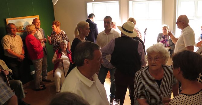 Vernissage in der Flohburg (Foto: nnz)