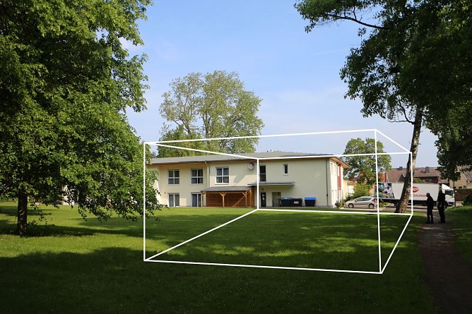 In diesem Areal k&ouml;nnte der Neubau entstehen (Foto: Angelo Glashagel)