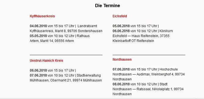 Termine, Termine (Foto: privat) Termine, Termine (Foto: privat)