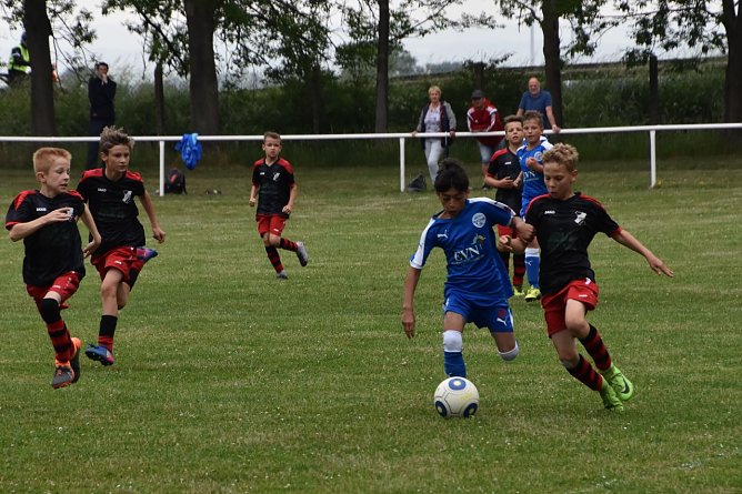 Wackers E1 im entscheidenden Match gegen Artern (Foto: Martina Nebelung)