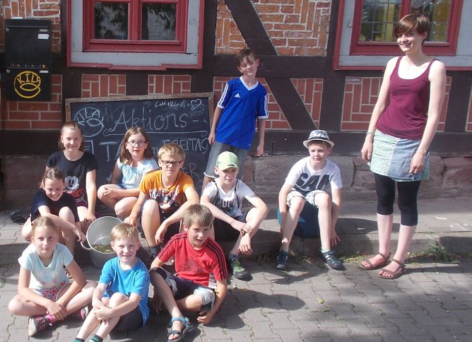 Schorle und Wasserspiele (Foto: privat)