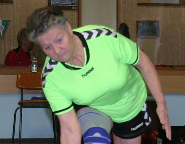 Toni Herrmann bei den Deutschen Seniorenmeisterschaften im Kegeln (Foto: Uwe Tittel)