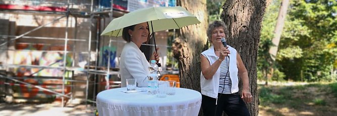 Schirmherrin Dr. Babette Winter, Gisela Hartmann (Foto: nnz)