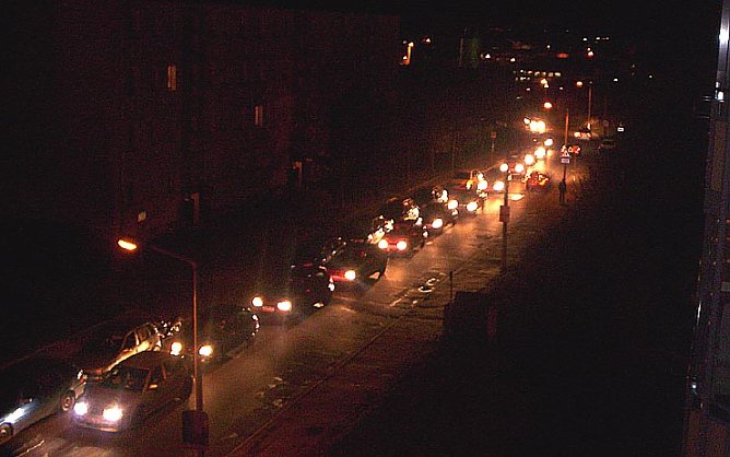 Nachts in Nordhausen (Foto: nj) Nachts in Nordhausen (Foto: nj)