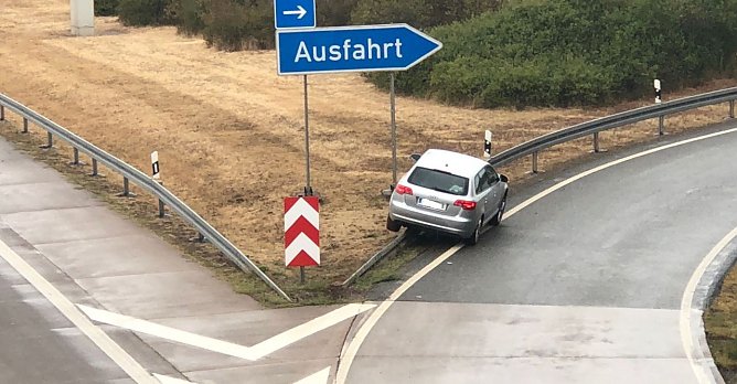 Ausfahrt verpasst (Foto: S. Dietzel)