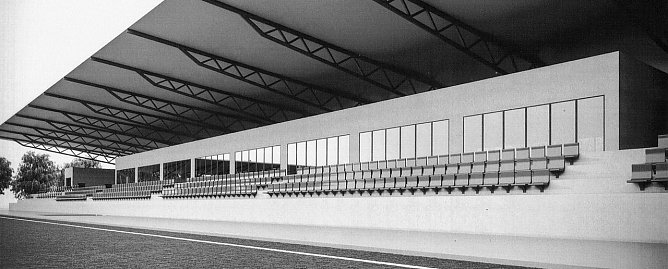 So k&ouml;nnte eine Sitzplatztrib&uuml;ne aussehen.  (Foto: Habau)