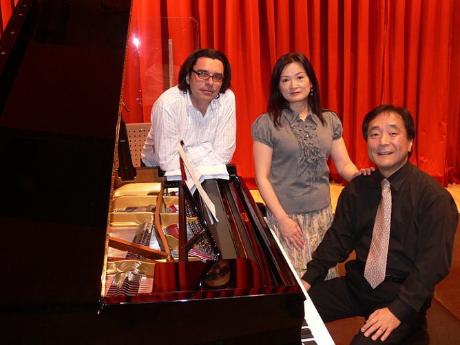 Thomas Kohl, Takako Masuda und Hiroaki Masuda (Foto: Theater Nordhausen)