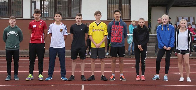 Die Kandidaten der Sportlerwahl (Foto: H. Roeder)