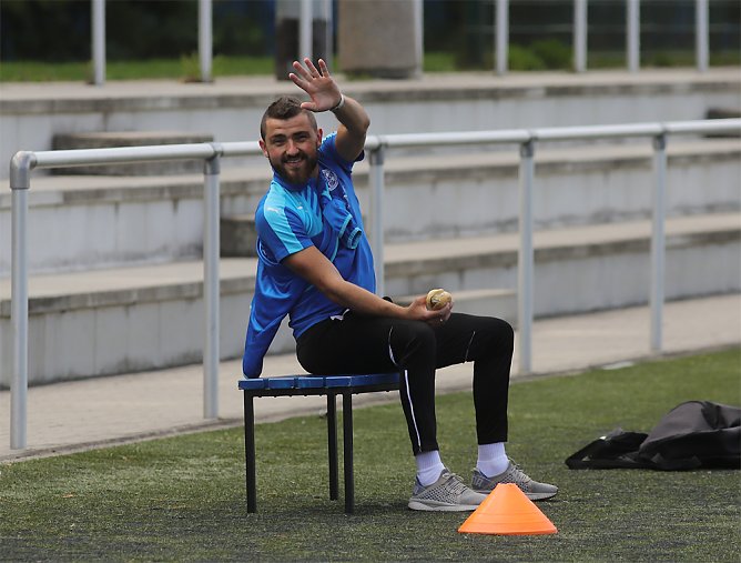 Nur Zuschauer: Marcus Vopel (Foto: M. Liedke)