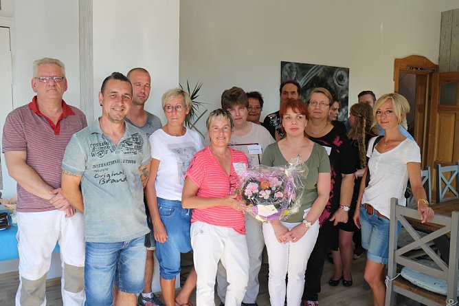 Zur Er&ouml;ffnung galt der Dank vor allem den Mitarbeitern und flei&szlig;igen Helfen die den Umzug und die Sanierung m&ouml;glich gemacht haben (Foto: Angelo Glashagel)