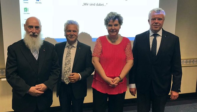 Von links: Albrecht Feige, Dieter Koch, Petra Seidel, Olaf Salomon (Foto: privat)