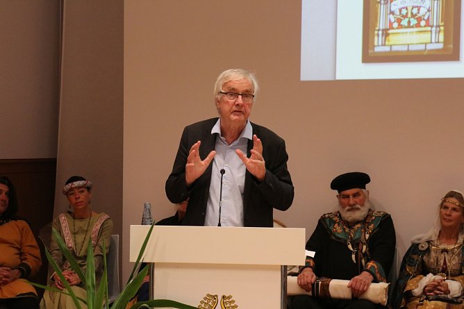 Prof. Dr. Althoff referierte ausf&uuml;hrlich zu Mathilde und Nordhausen (Foto: Angelo Glashagel)