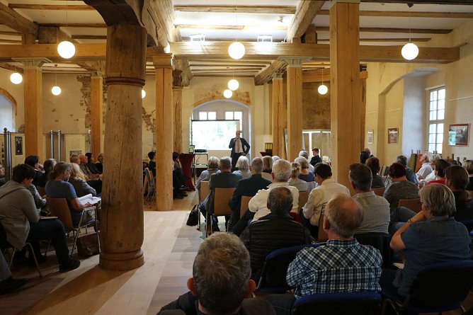 Der erste Entwurf zum neuen Regionalplan Nordth&uuml;ringen wurde in Heringen vorgestellt (Foto: Angelo Glashagel)