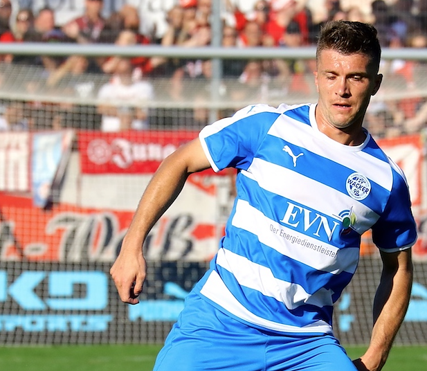 Vlad&iacute;mir Kov&aacute;č im Interview (Foto: FSV Wacker '90 Nordhausen)