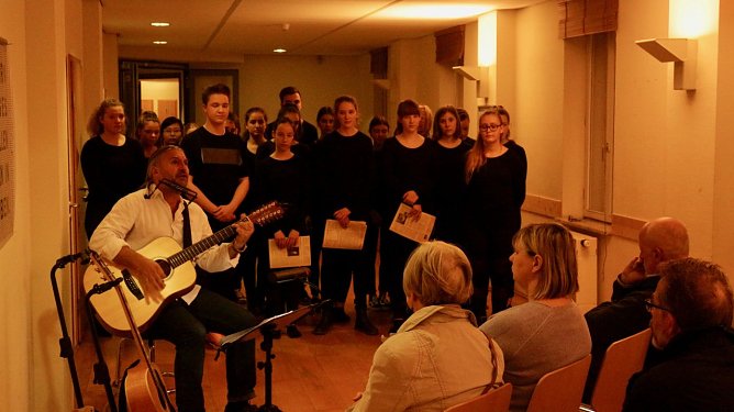 Ausstellung zum Ersten Weltkrieg in der Kreismusikschule (Foto: Angelo Glashagel)