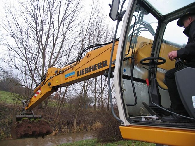 Angebaggert (Foto: nnz)