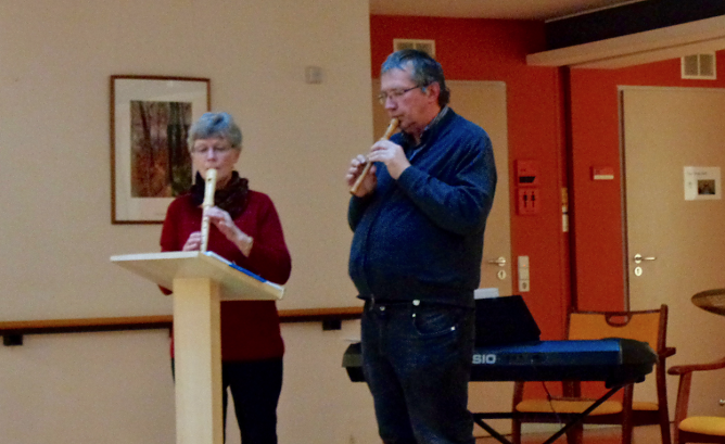 Solisten zu Besuch im Seniorenheim (Foto: Ingrid Krug)
