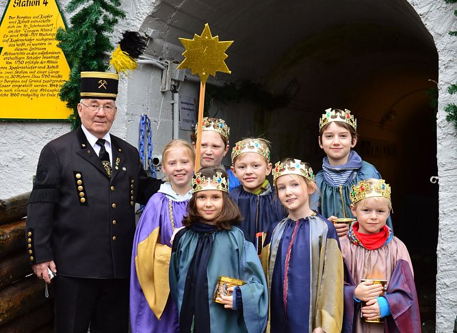 Sternsinger in Ilfeld unterwegs (Foto: L. Schubert)
