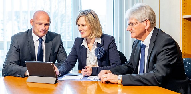 Von links: Peter Herbst, Kathrin St&uuml;rmer und Uwe Demmer (Foto: privat)