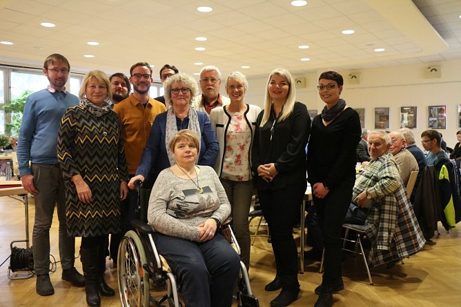 Der neue Kreisvorstand der Nordh&auml;user Linken (Foto: Angelo Glashagel)