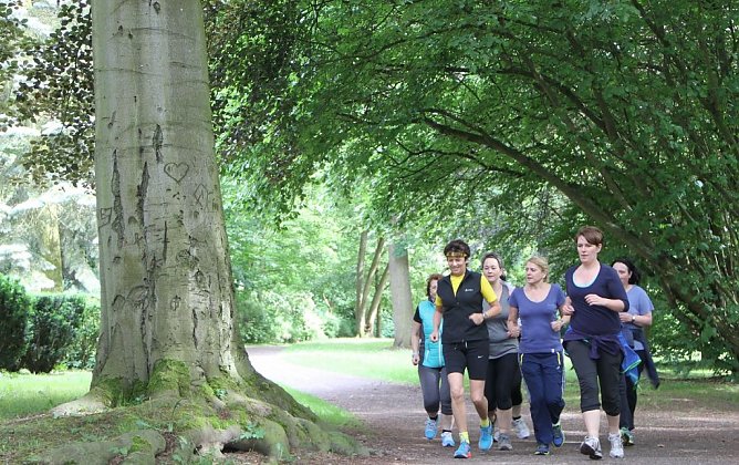 Laufkurs mit Sabine Schröder (Foto: Angelo Glashagel) Laufkurs mit Sabine Schröder (Foto: Angelo Glashagel)