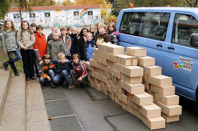 Pakete sind angekommen (Foto: privat)