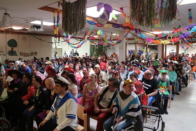 Rosenmontag bei der Nordth&uuml;ringer Lebenshilfe (Foto: Angelo Glashagel)