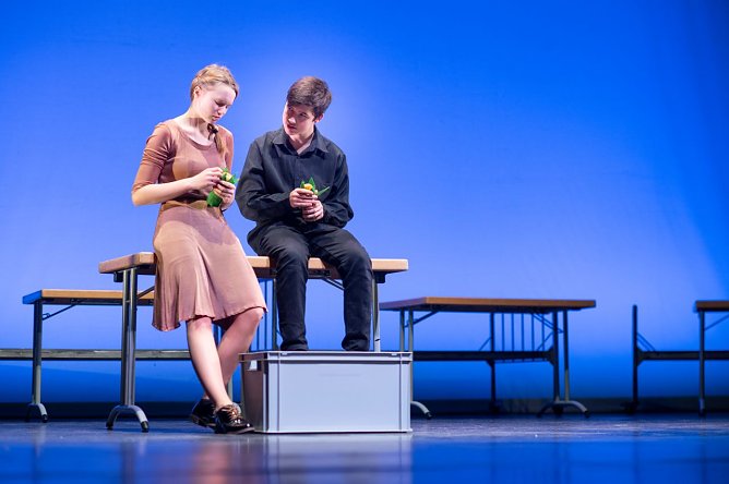 Josephine Molis (Doro), Yves Pascal Bornemann (Oliver) (Foto: Marco Kneise)