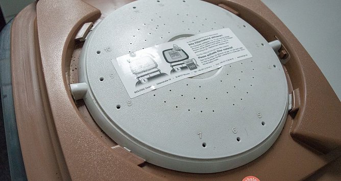 Biofilterdeckel (Foto: J. Piper)