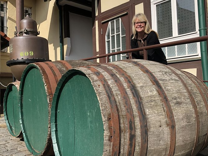 In der Traditionsbrennerei werden zur Museumsnacht F&auml;sser gerollt (Foto: Echter Nordh&auml;user Traditionsbrennerei)