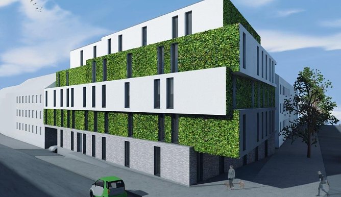 Neubauvorhaben WBG Green One (Foto: WBG)