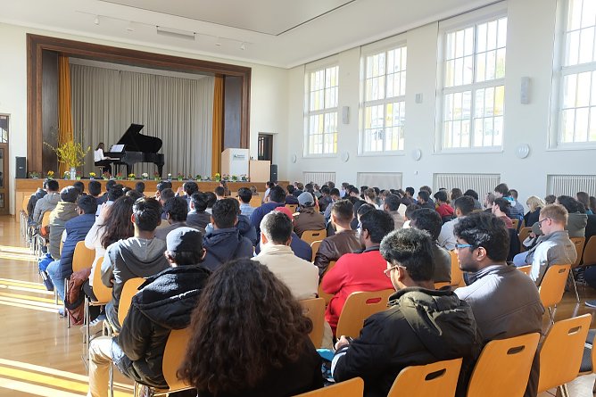 Immatrikulationsfeier an der Hochschule Nordhausen (Foto: Melano Dadalauri) Immatrikulationsfeier an der Hochschule Nordhausen (Foto: Melano Dadalauri)