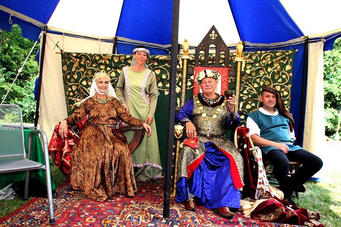 Auch Heinrich und Mathilde werden sich beim Rolandsfest zeigen (Foto: Pressestelle Stadt Nordhausen)