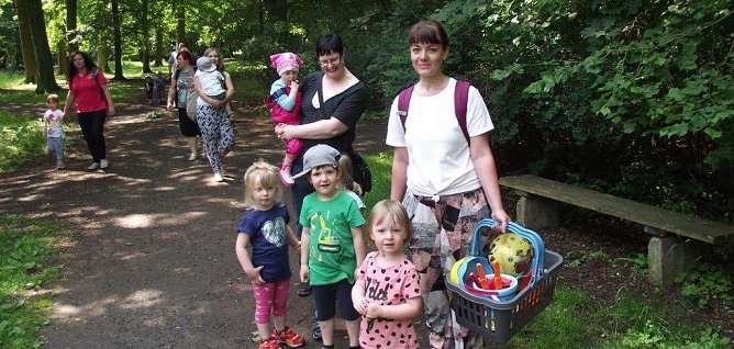 Unterwegs im Stadtpark (Foto: Kurt Frank)