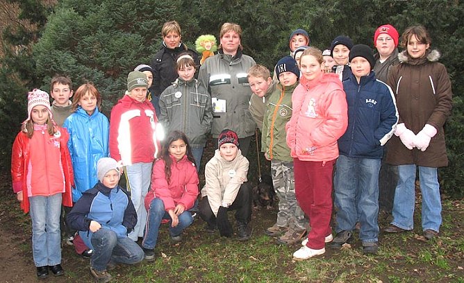 Unterwegs: Die Wipperdorfer Sch&uuml;ler (Foto: nnz)