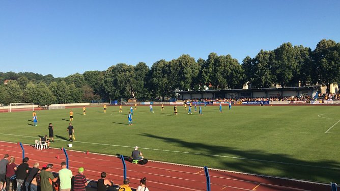 Zum zweiten Testspiel weilte Wacker in Grimma (Foto: FSV Wacker 90 Nordhausen)