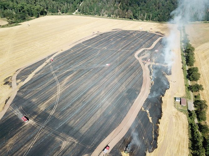 Brand in Neuheide (Foto: Silvio Dietzel)