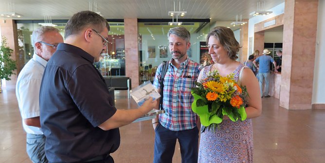 3-millionster Besucher im Panorama Museum (Foto: Panorama Museum Bad Frankenhausen) 3-millionster Besucher im Panorama Museum (Foto: Panorama Museum Bad Frankenhausen)