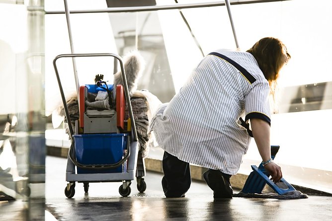 Die IG BAU appelliert an Reinigungskr&auml;fte keine schlechteren Arbeitsvertr&auml;ge zu unterschreiben (Foto: IG Bauen-Agrar-Umwelt, Bezirksverband Nordth&uuml;ringen)
