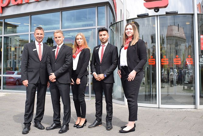 Neue Azubis der KSK (Foto: Kreissparkasse Nordhausen)