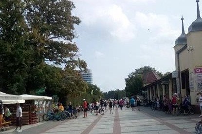 Die Swinem&uuml;nder Flaniermeile kann sich sehen lassen (Foto: Kurt Frank)