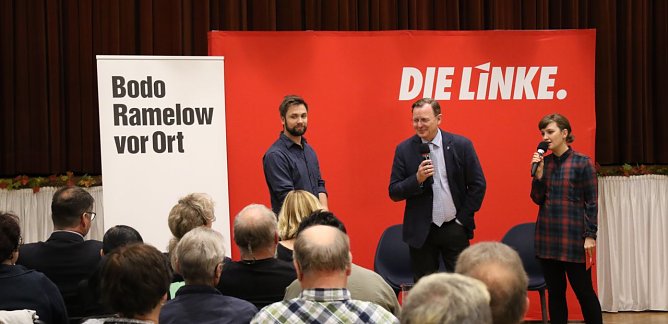 Bodo Ramelow zu Gast in Bleicherode (Foto: Angelo Glashagel)